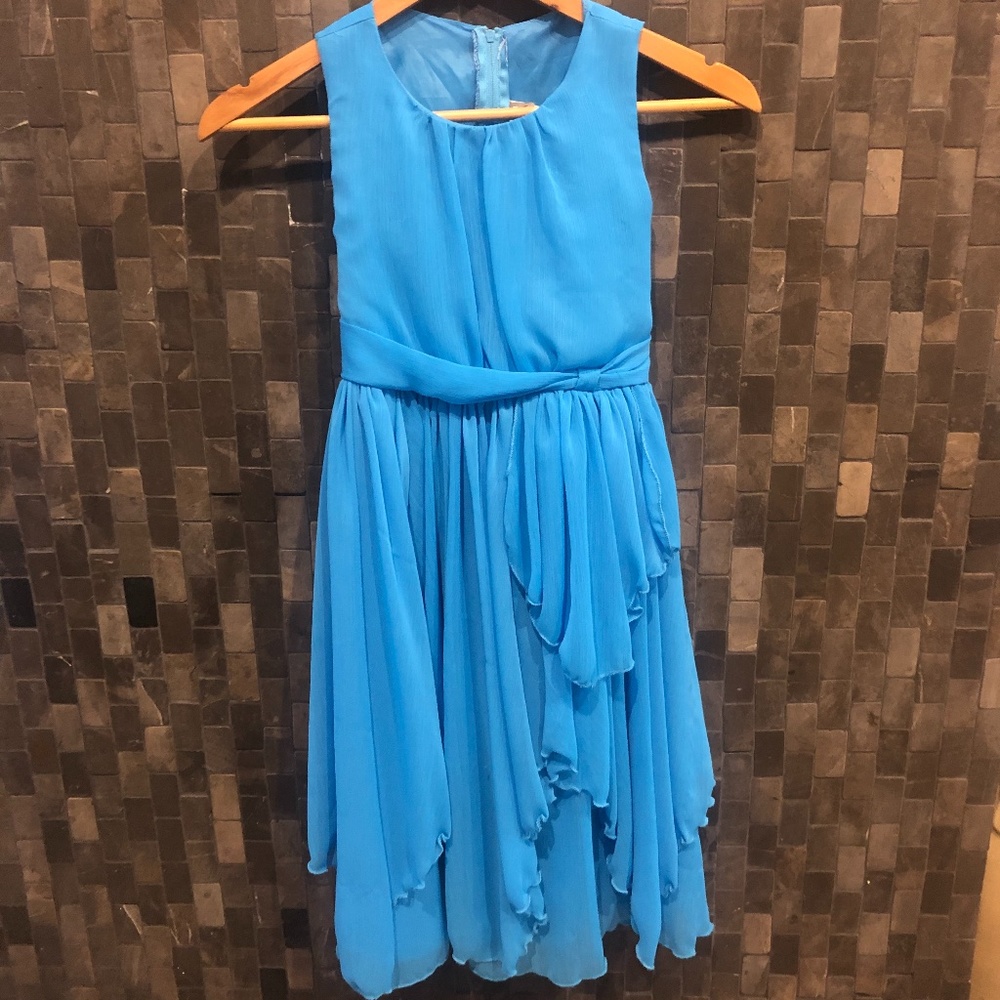 Kika Junior Blue Chiffon Dress
